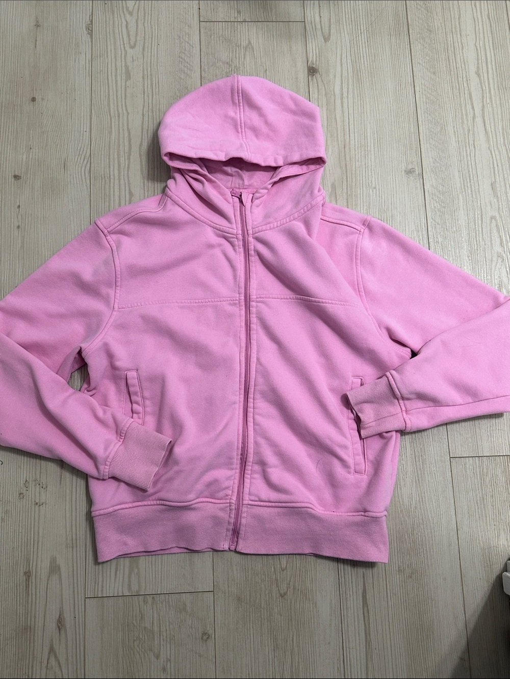 ZYIA Activewear Light Pink Full-Zip Hoodie